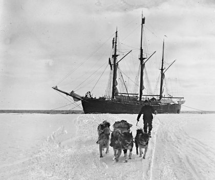 Amundsen en zijn schip