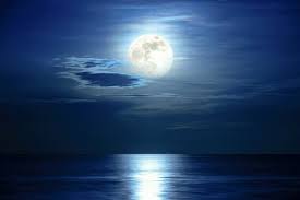 maanlicht over het water