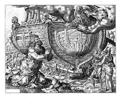 Ark van Noah nog op het droge