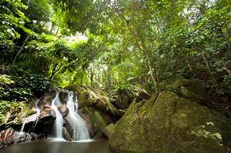 Eén van de drie Watervallen op Tioman