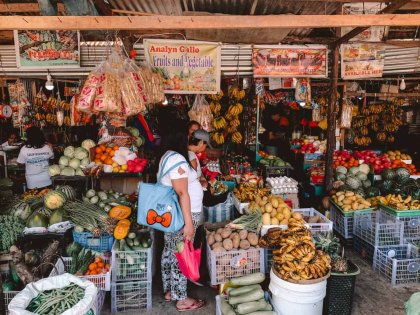 Groentenmarkt in El Nilo