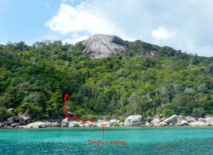 Moon Rock en het pad naar boven
