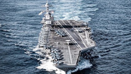 USS Gerald R Ford, vliegdekschip.